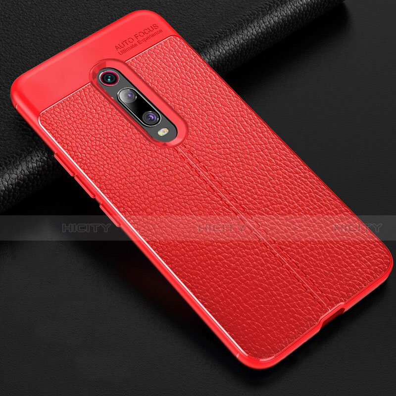 Xiaomi Redmi K20用シリコンケース ソフトタッチラバー レザー柄 カバー H03 Xiaomi 