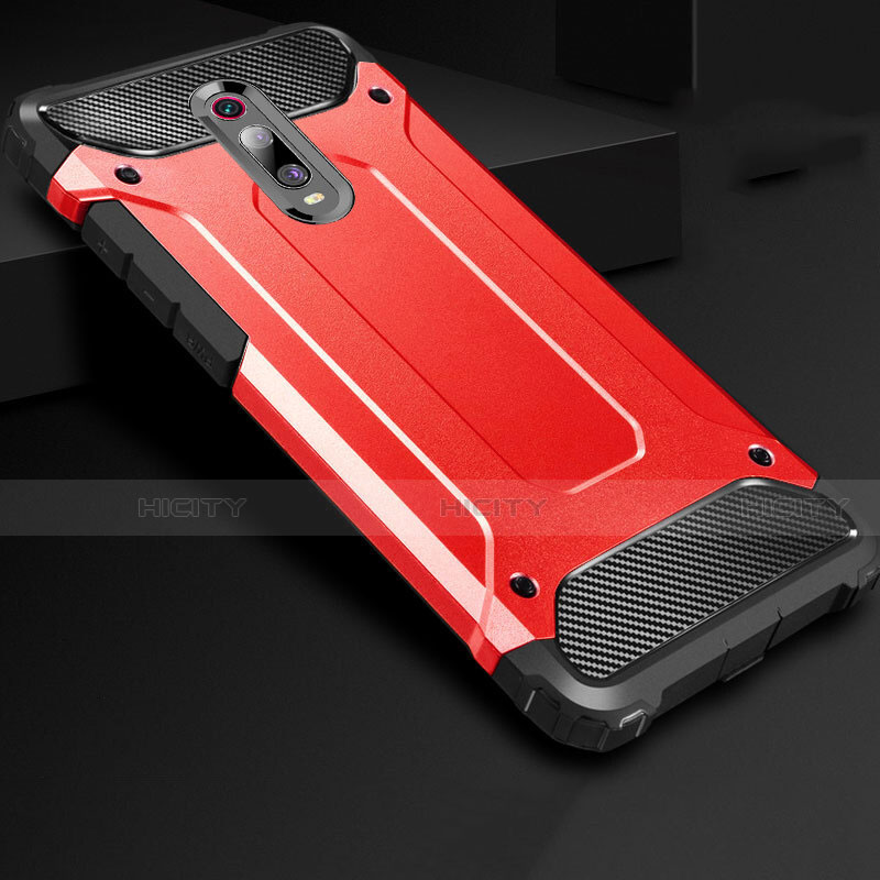 Xiaomi Redmi K20 Pro用360度 フルカバー極薄ソフトケース シリコンケース 耐衝撃 全面保護 バンパー Xiaomi レッド