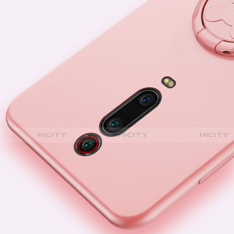 Xiaomi Redmi K20 Pro用極薄ソフトケース シリコンケース 耐衝撃 全面保護 アンド指輪 マグネット式 バンパー T04 Xiaomi 