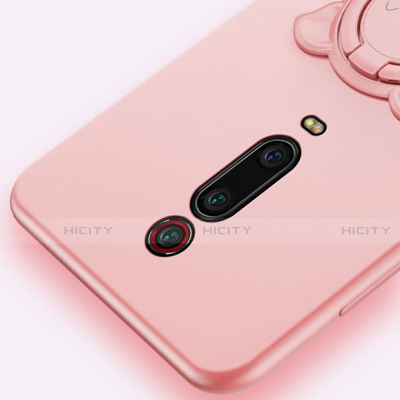 Xiaomi Redmi K20 Pro用極薄ソフトケース シリコンケース 耐衝撃 全面保護 アンド指輪 マグネット式 バンパー T05 Xiaomi 