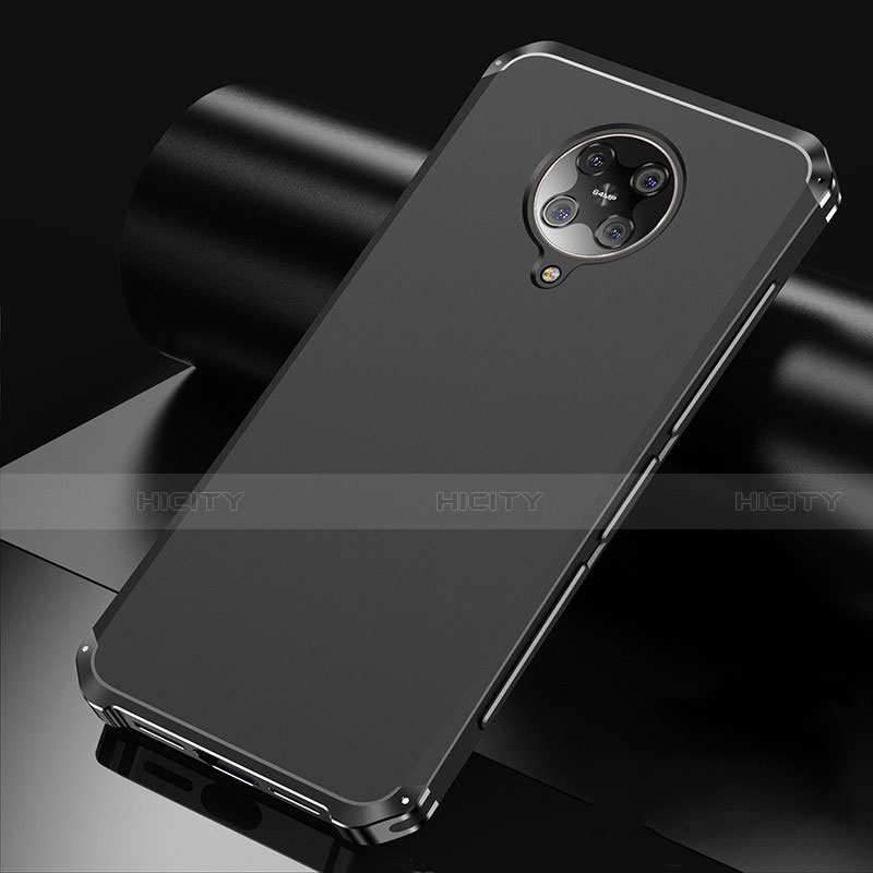 Xiaomi Redmi K30 Pro Zoom用ケース 高級感 手触り良い アルミメタル 製の金属製 カバー T01 Xiaomi ブラック