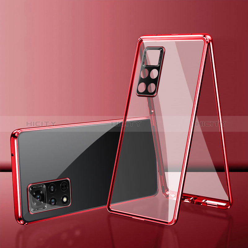 Xiaomi Redmi Note 11 4G (2022)用ケース 高級感 手触り良い アルミメタル 製の金属製 360度 フルカバーバンパー 鏡面 カバー Xiaomi 