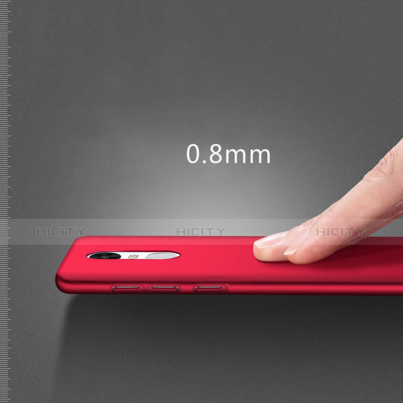 Xiaomi Redmi Note 3 MediaTek用ハードケース プラスチック 質感もマット M01 Xiaomi レッド