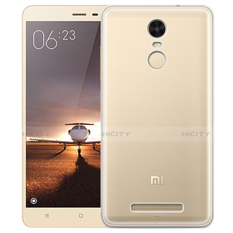 Xiaomi Redmi Note 3 MediaTek用極薄ソフトケース シリコンケース 耐衝撃 全面保護 クリア透明 T05 Xiaomi クリア