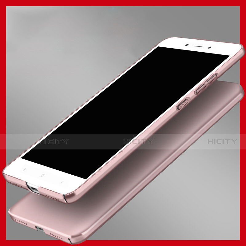 Xiaomi Redmi Note 4用ハードケース プラスチック 質感もマット M01 Xiaomi ローズゴールド