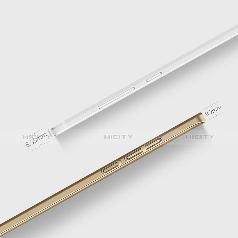 Xiaomi Redmi Note 4用ハードケース プラスチック 質感もマット アンド指輪 Xiaomi ゴールド
