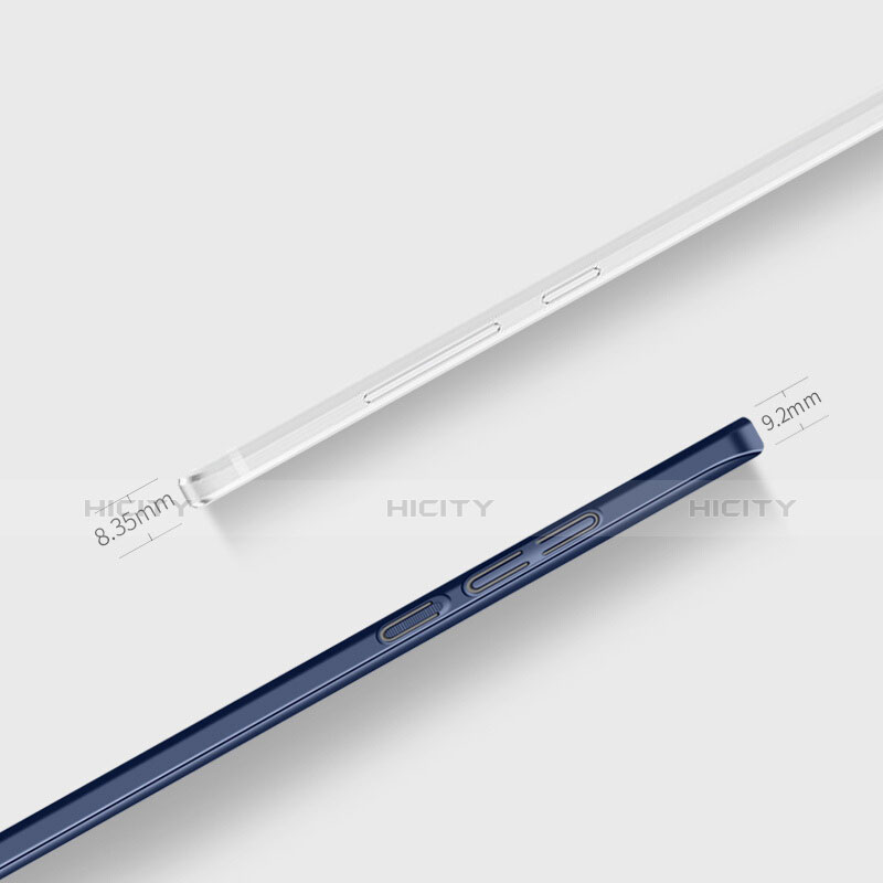 Xiaomi Redmi Note 4用ハードケース プラスチック 質感もマット アンド指輪 Xiaomi ネイビー