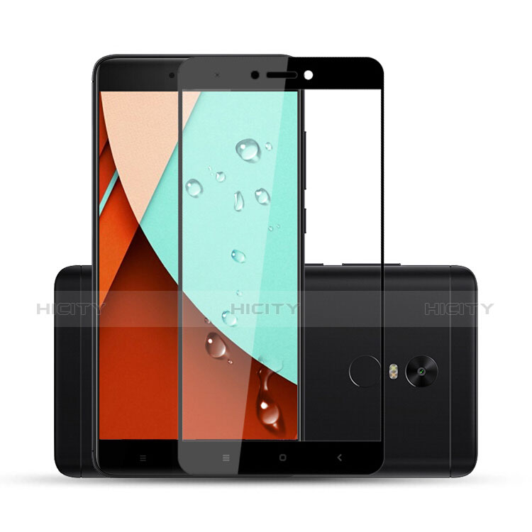 Xiaomi Redmi Note 4用強化ガラス フル液晶保護フィルム F04 Xiaomi ブラック