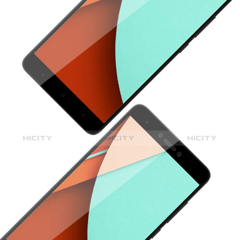Xiaomi Redmi Note 4用強化ガラス フル液晶保護フィルム F04 Xiaomi ブラック