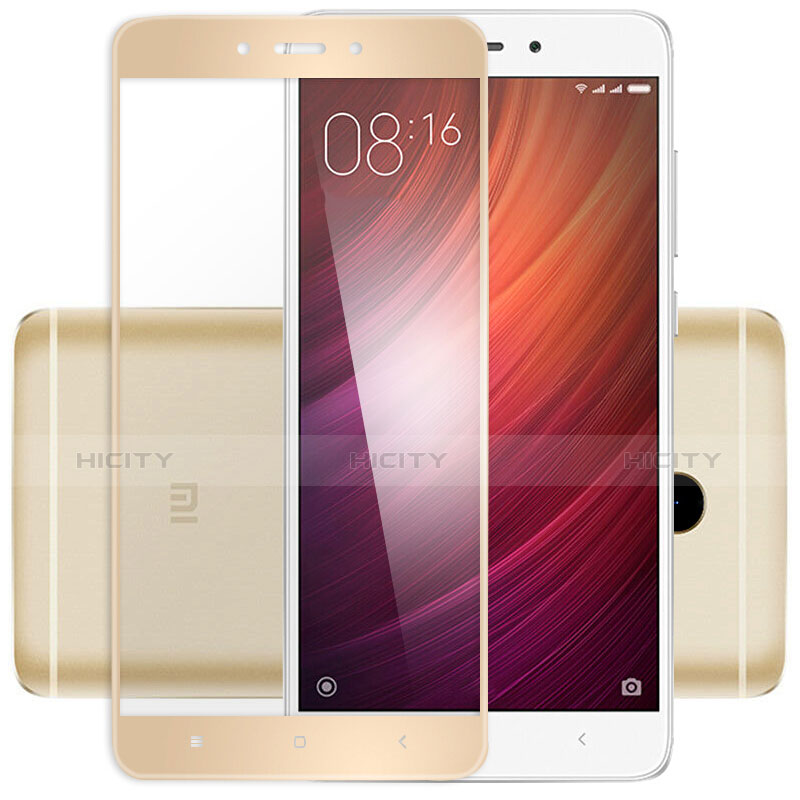 Xiaomi Redmi Note 4用強化ガラス フル液晶保護フィルム Xiaomi ゴールド