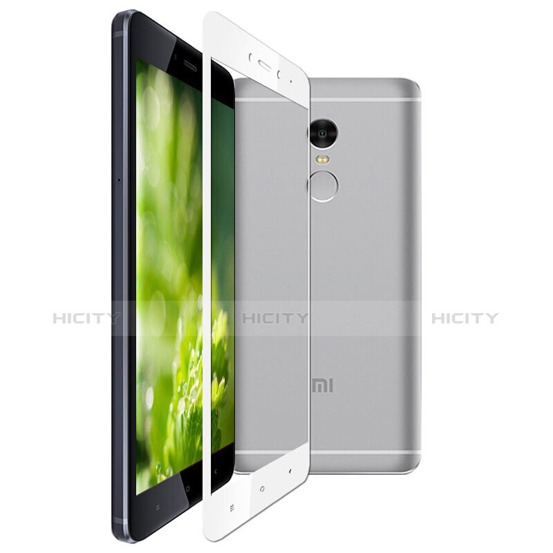 Xiaomi Redmi Note 4 Standard Edition用強化ガラス フル液晶保護フィルム F03 Xiaomi ホワイト