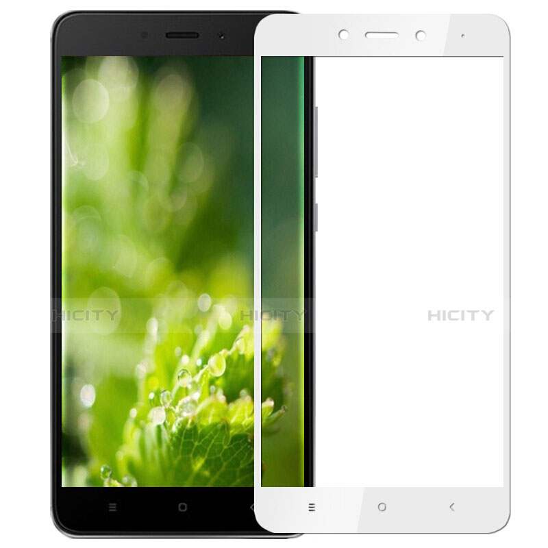 Xiaomi Redmi Note 4X High Edition用強化ガラス フル液晶保護フィルム F03 Xiaomi ホワイト