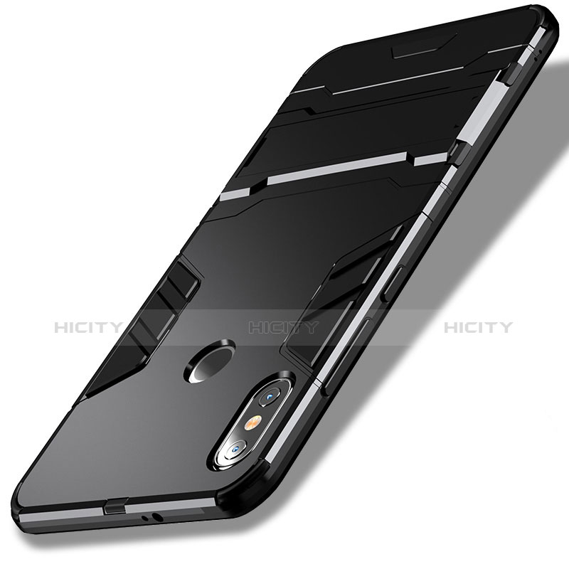 Xiaomi Redmi Note 5 AI Dual Camera用ハイブリットバンパーケース スタンド プラスチック 兼シリコーン カバー Xiaomi 