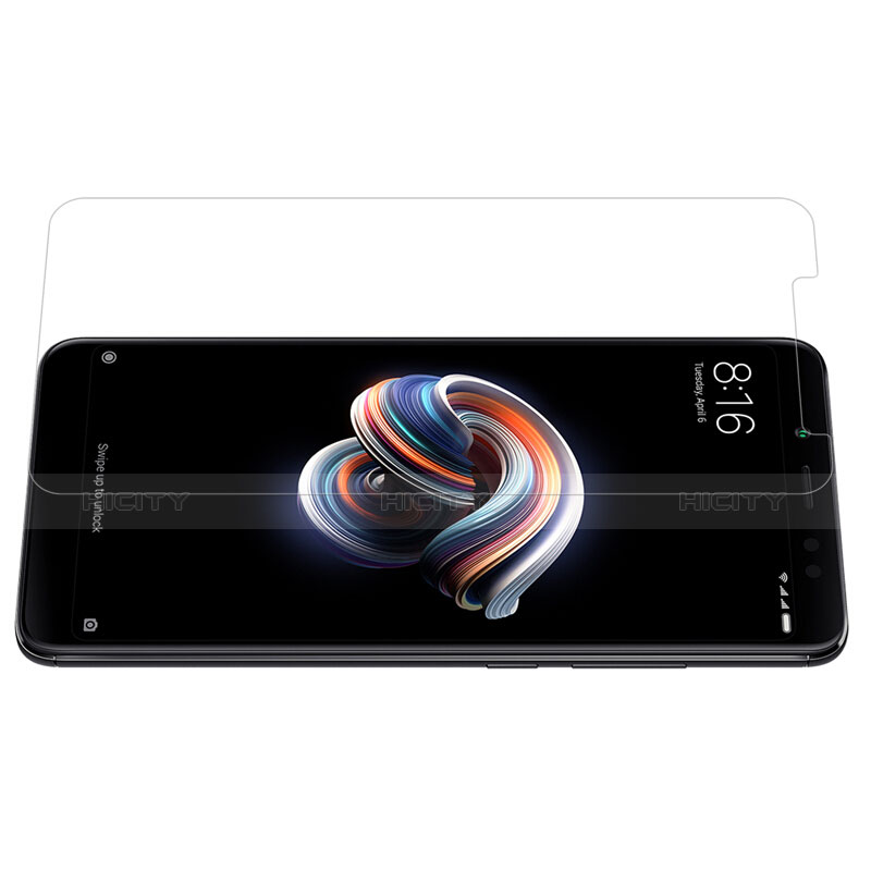 Xiaomi Redmi Note 5 AI Dual Camera用強化ガラス 液晶保護フィルム T03 Xiaomi クリア