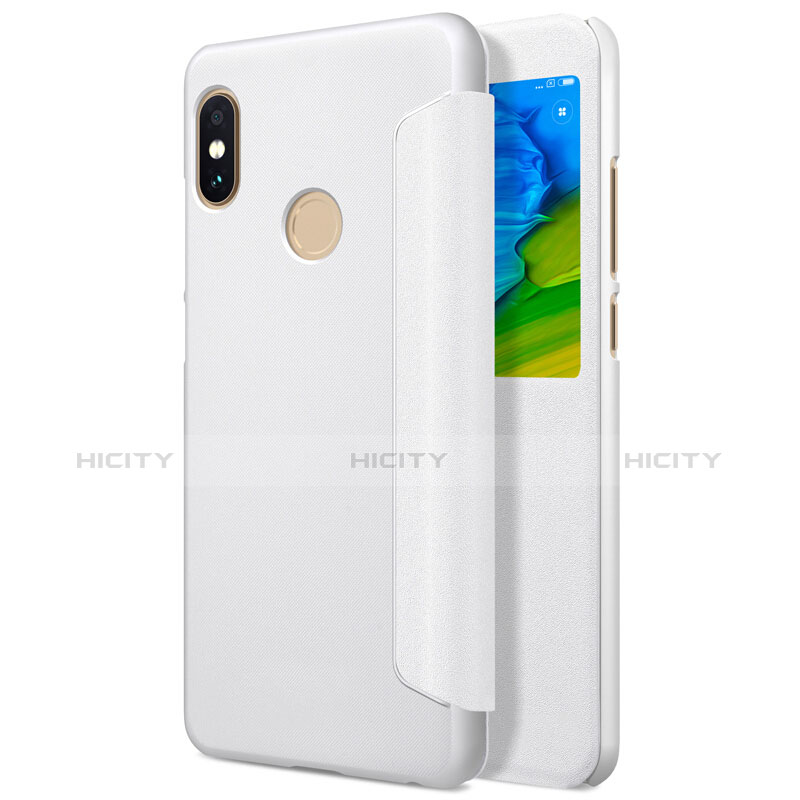 Xiaomi Redmi Note 5用手帳型 レザーケース スタンド L01 Xiaomi ホワイト