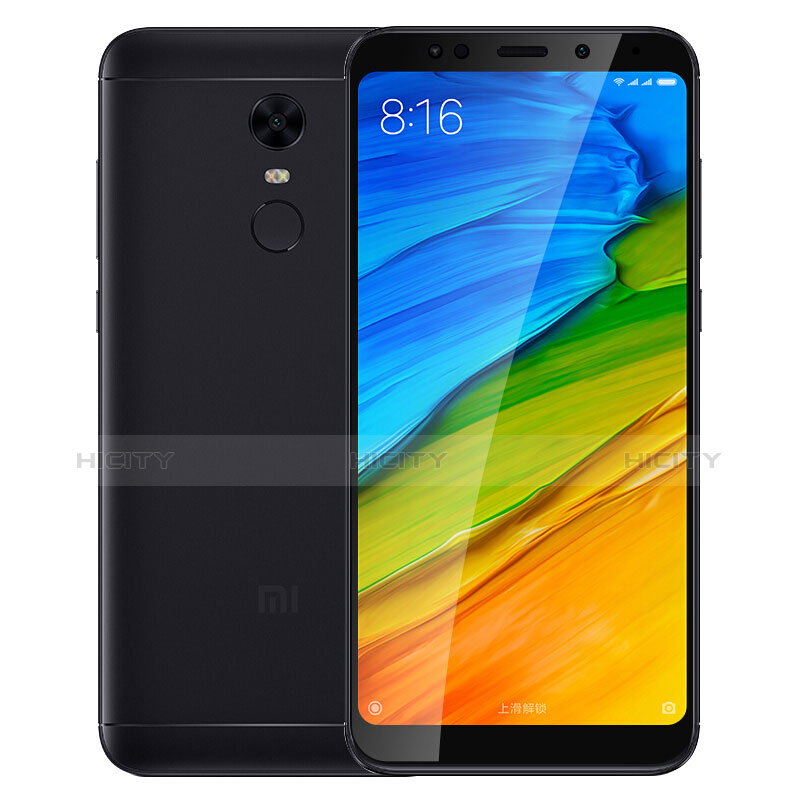Xiaomi Redmi Note 5 Indian Version用強化ガラス フル液晶保護フィルム Xiaomi ブラック