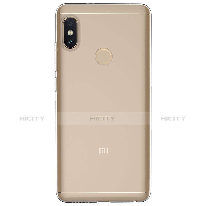 Xiaomi Redmi Note 5 Pro用極薄ソフトケース シリコンケース 耐衝撃 全面保護 クリア透明 カバー Xiaomi クリア