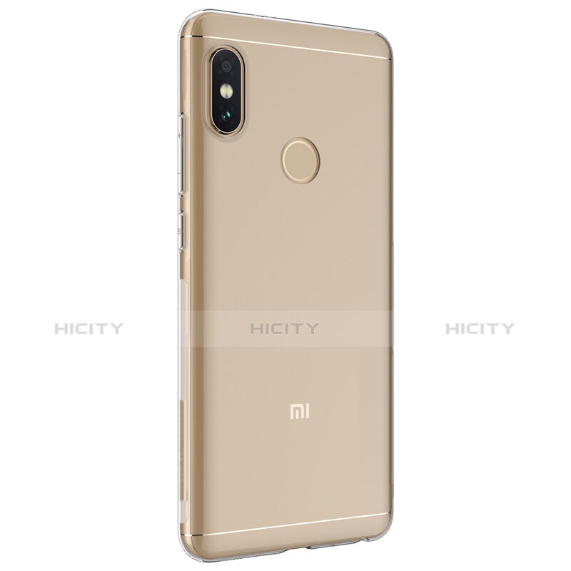 Xiaomi Redmi Note 5 Pro用極薄ソフトケース シリコンケース 耐衝撃 全面保護 クリア透明 カバー Xiaomi クリア