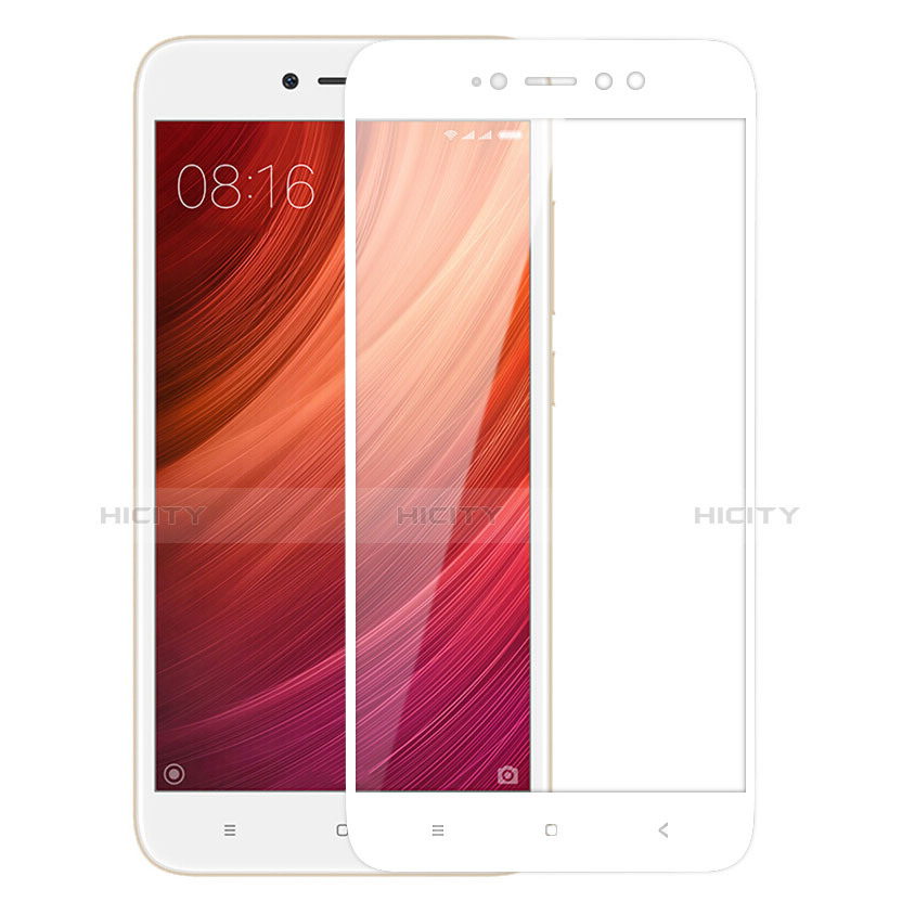 Xiaomi Redmi Note 5A High Edition用強化ガラス フル液晶保護フィルム Xiaomi ホワイト