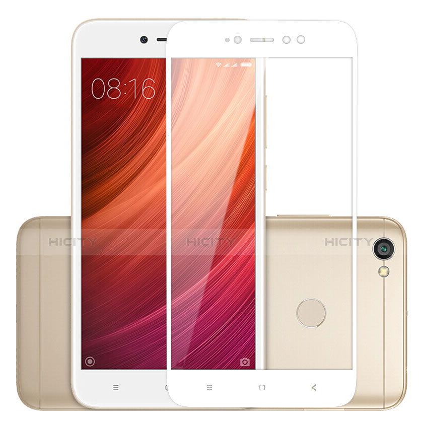 Xiaomi Redmi Note 5A Prime用強化ガラス フル液晶保護フィルム Xiaomi ホワイト