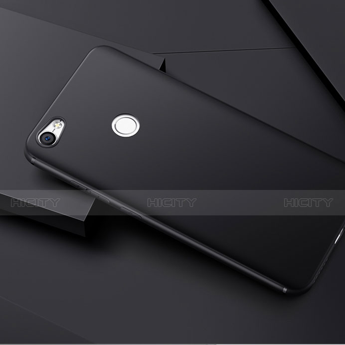Xiaomi Redmi Note 5A Pro用シリコンケース ソフトタッチラバー Xiaomi ブラック
