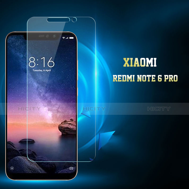 Xiaomi Redmi Note 6 Pro用強化ガラス 液晶保護フィルム Xiaomi クリア