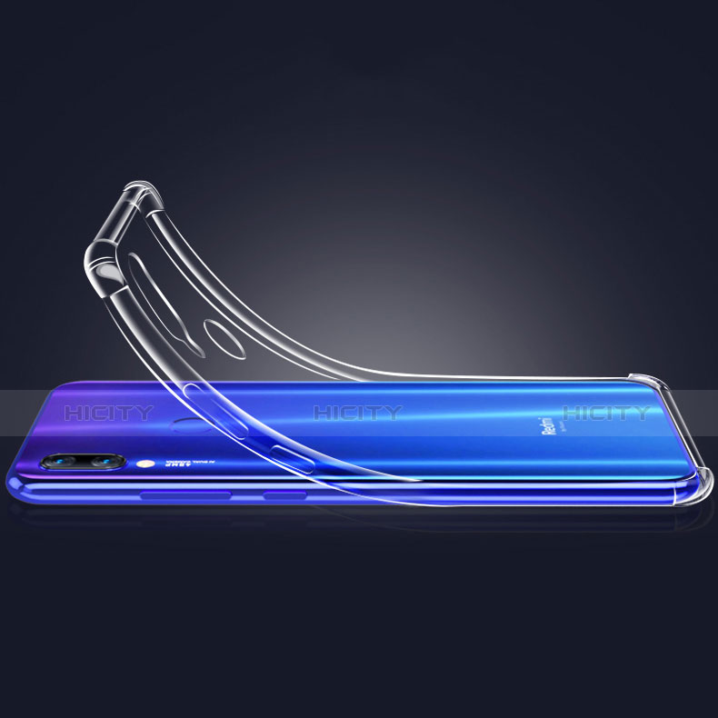 Xiaomi Redmi Note 7用極薄ソフトケース シリコンケース 耐衝撃 全面保護 クリア透明 T03 Xiaomi クリア