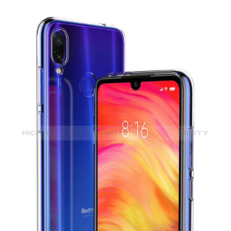 Xiaomi Redmi Note 7用極薄ソフトケース シリコンケース 耐衝撃 全面保護 クリア透明 T08 Xiaomi クリア