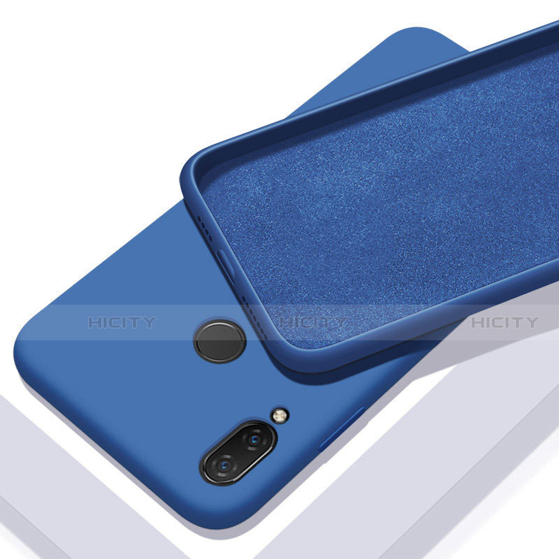 Xiaomi Redmi Note 7用360度 フルカバー極薄ソフトケース シリコンケース 耐衝撃 全面保護 バンパー S01 Xiaomi ネイビー