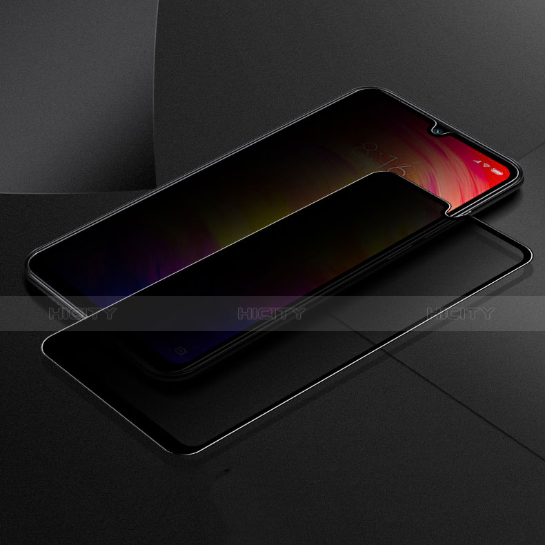 Xiaomi Redmi Note 7用強化ガラス フル液晶保護フィルム F03 Xiaomi ブラック