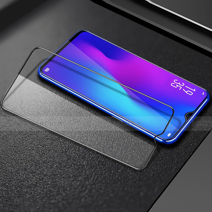 Xiaomi Redmi Note 7用強化ガラス フル液晶保護フィルム F10 Xiaomi ブラック