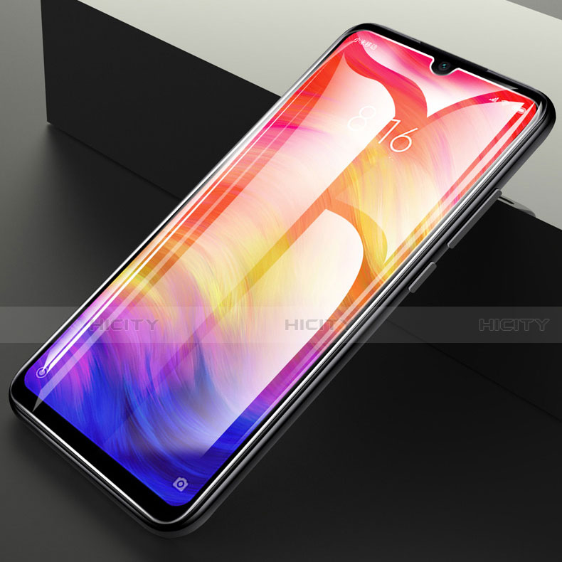 Xiaomi Redmi Note 7 Pro用強化ガラス フル液晶保護フィルム F02 Xiaomi ブラック