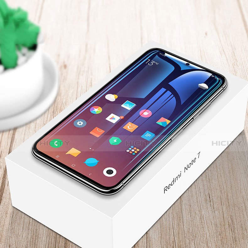 Xiaomi Redmi Note 7 Pro用高光沢 液晶保護フィルム フルカバレッジ画面 Xiaomi クリア