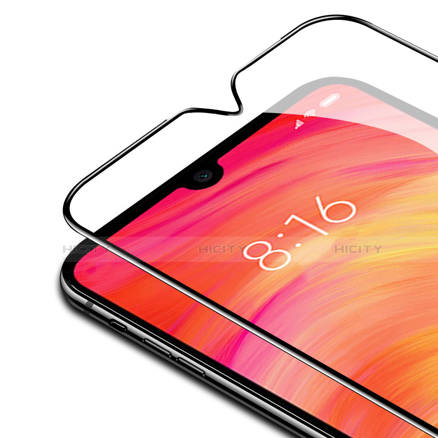 Xiaomi Redmi Note 7 Pro用強化ガラス フル液晶保護フィルム F04 Xiaomi ブラック