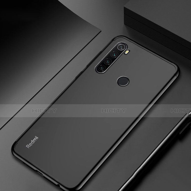 Xiaomi Redmi Note 8 (2021)用極薄ソフトケース シリコンケース 耐衝撃 全面保護 クリア透明 H04 Xiaomi ブラック