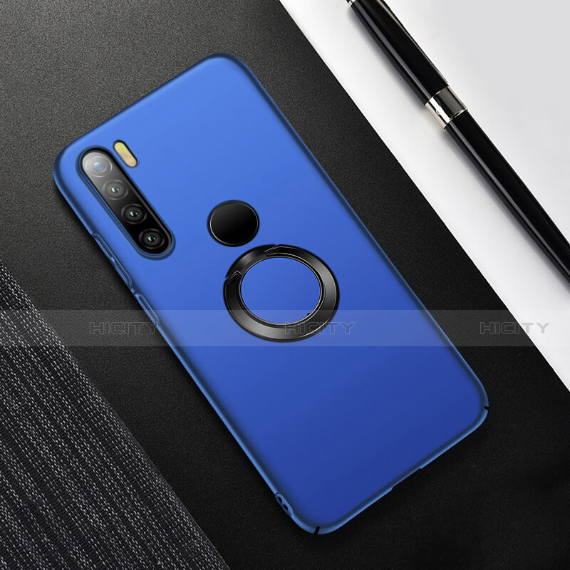 Xiaomi Redmi Note 8 (2021)用ハードケース プラスチック 質感もマット アンド指輪 マグネット式 P02 Xiaomi 