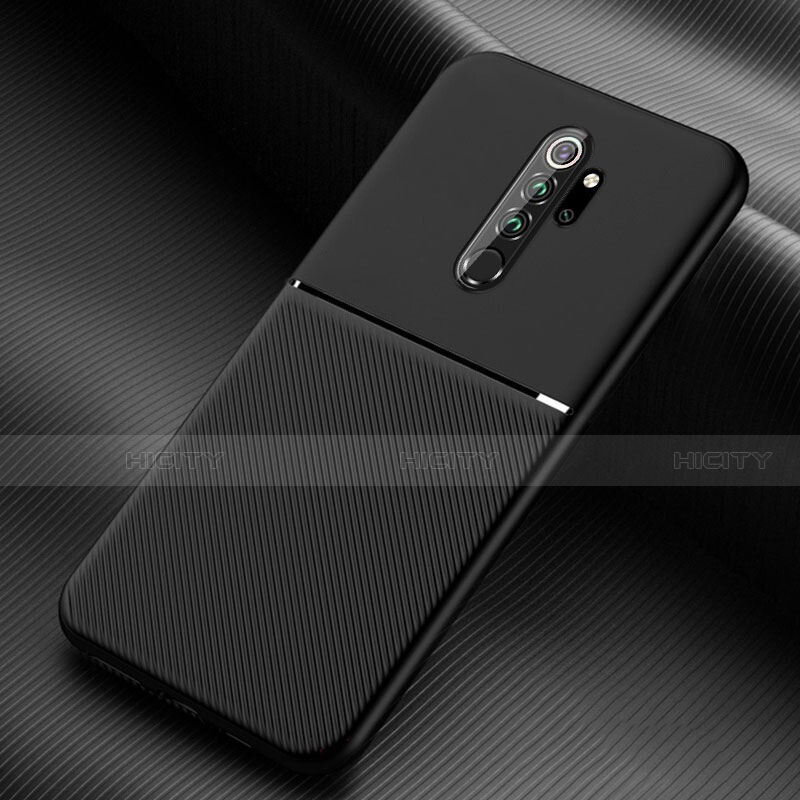 Xiaomi Redmi Note 8 Pro用360度 フルカバー極薄ソフトケース シリコンケース 耐衝撃 全面保護 バンパー C04 Xiaomi ブラック