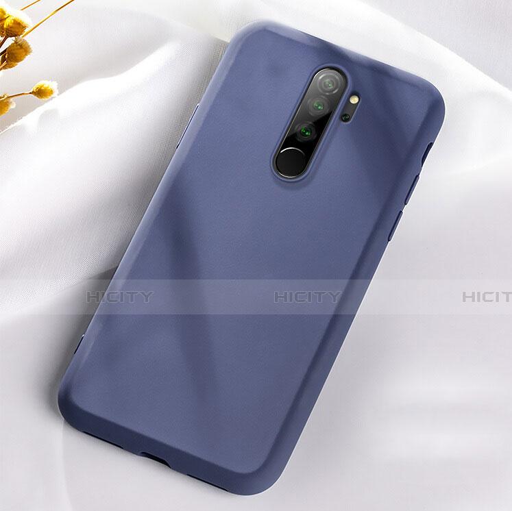 Xiaomi Redmi Note 8 Pro用360度 フルカバー極薄ソフトケース シリコンケース 耐衝撃 全面保護 バンパー C05 Xiaomi ネイビー