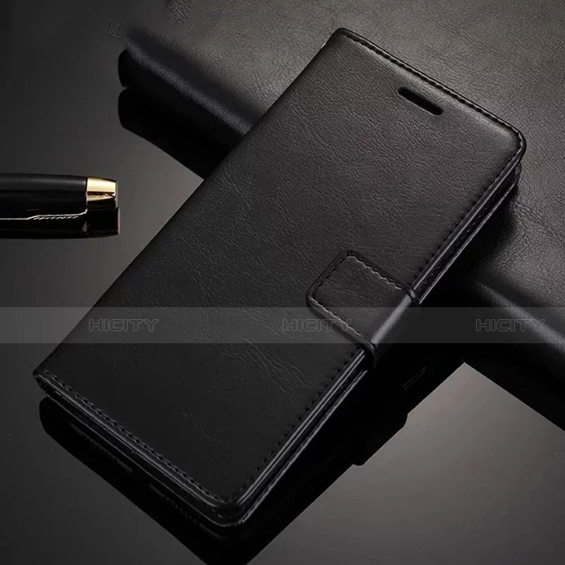 Xiaomi Redmi Note 8 Pro用手帳型 レザーケース スタンド カバー Xiaomi ブラック