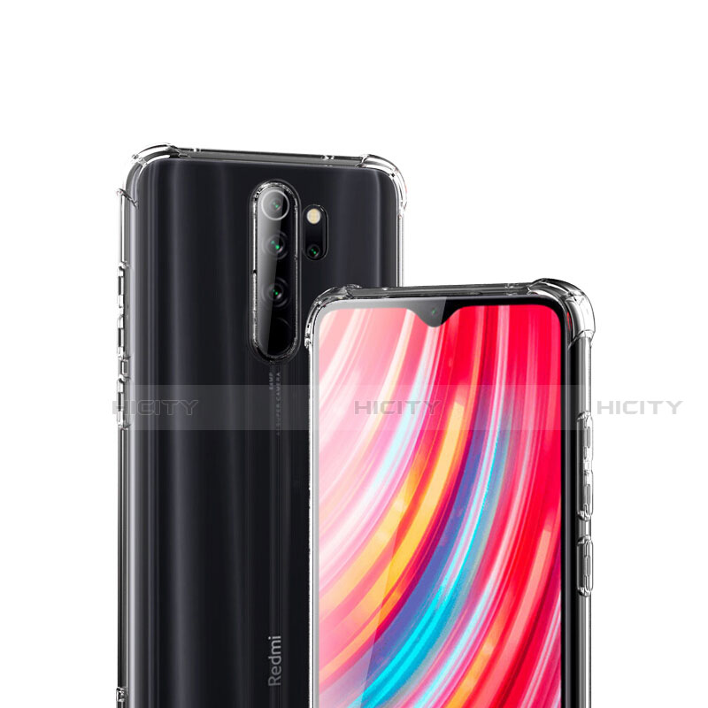 Xiaomi Redmi Note 8 Pro用極薄ソフトケース シリコンケース 耐衝撃 全面保護 クリア透明 T02 Xiaomi クリア