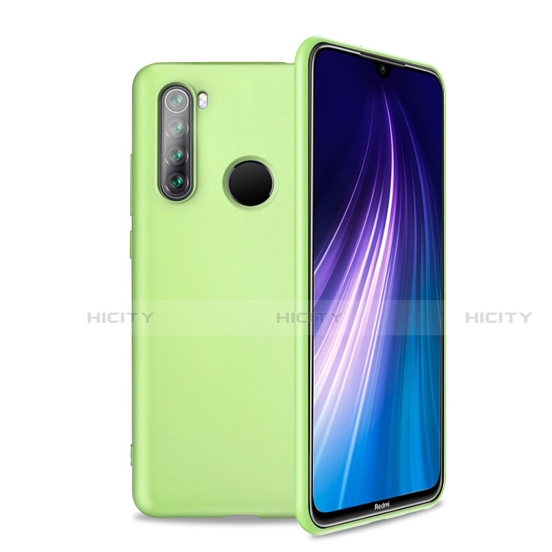 Xiaomi Redmi Note 8T用360度 フルカバー極薄ソフトケース シリコンケース 耐衝撃 全面保護 バンパー C04 Xiaomi グリーン