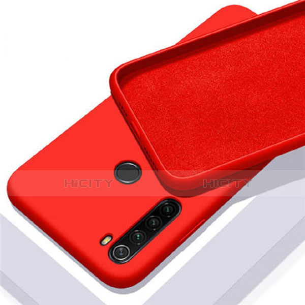 Xiaomi Redmi Note 8T用360度 フルカバー極薄ソフトケース シリコンケース 耐衝撃 全面保護 バンパー C05 Xiaomi レッド