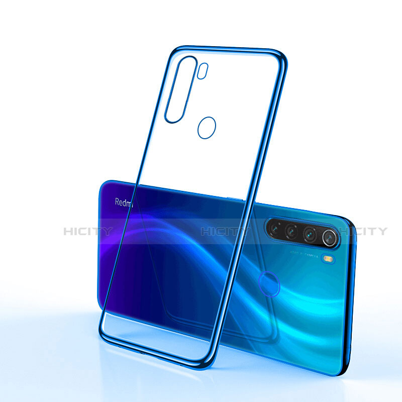 Xiaomi Redmi Note 8T用極薄ソフトケース シリコンケース 耐衝撃 全面保護 クリア透明 H02 Xiaomi ネイビー