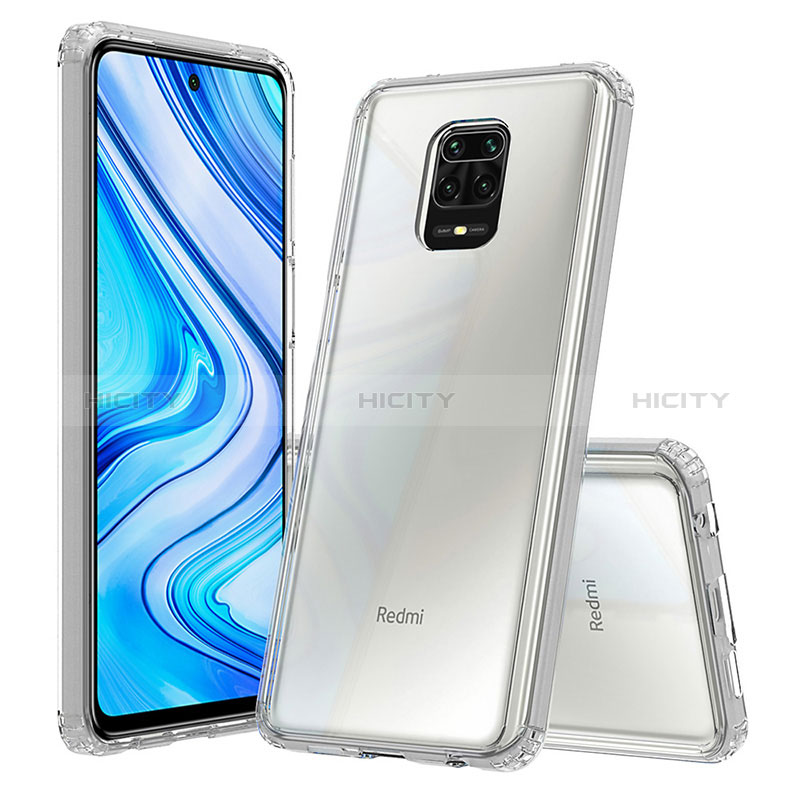 Xiaomi Redmi Note 9 Pro用360度 フルカバー ハイブリットバンパーケース クリア透明 プラスチック カバー ZJ5 Xiaomi 