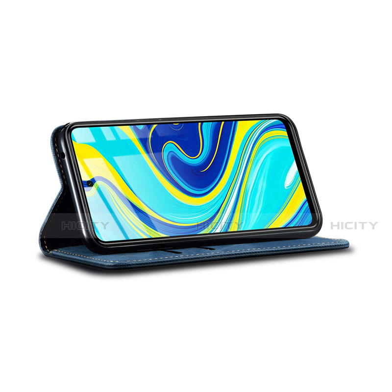 Xiaomi Redmi Note 9 Pro Max用手帳型 布 スタンド Xiaomi 