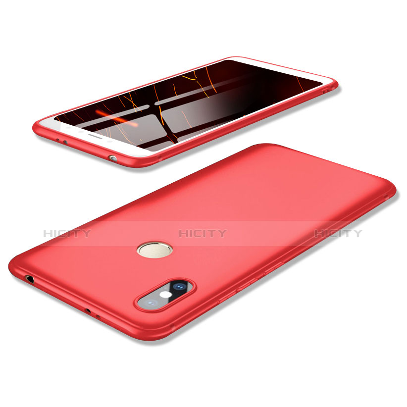 Xiaomi Redmi S2用極薄ソフトケース シリコンケース 耐衝撃 全面保護 S02 Xiaomi レッド