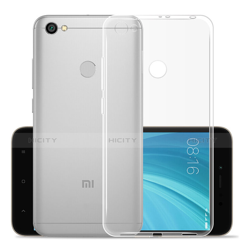 Xiaomi Redmi Y1用極薄ソフトケース シリコンケース 耐衝撃 全面保護 クリア透明 Xiaomi クリア